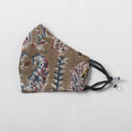  Kalamkari Block Printed Cotton 3 Layer Snug Fit Face Cover 