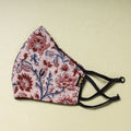  Kalamkari Block Printed Cotton 3 Layer Snug Fit Face Cover 