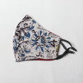  Kalamkari Block Printed Cotton 3 Layer Snug Fit Face Cover 