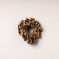   Kalamkari Block Printed Cotton Elastic Rubber Band/Scrunchie 