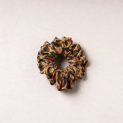   Kalamkari Block Printed Cotton Elastic Rubber Band/Scrunchie 