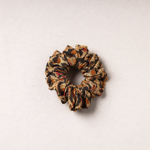   Kalamkari Block Printed Cotton Elastic Rubber Band/Scrunchie 