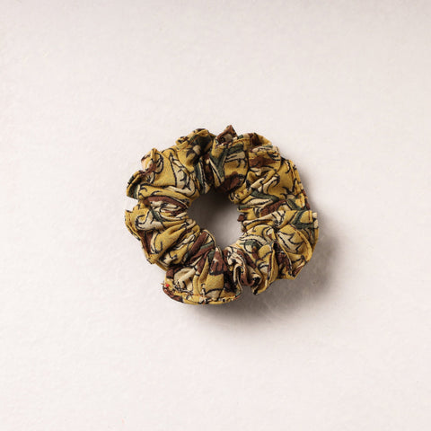   Kalamkari Block Printed Cotton Elastic Rubber Band/Scrunchie 