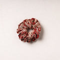   Kalamkari Block Printed Cotton Elastic Rubber Band/Scrunchie 