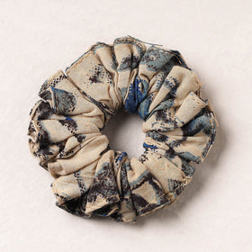  Kalamkari Printed Cotton Elastic Rubber Band/Scrunchie 