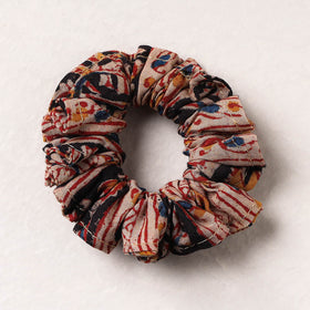  Kalamkari Printed Cotton Elastic Rubber Band/Scrunchie 