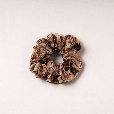   Kalamkari Block Printed Cotton Elastic Rubber Band/Scrunchie 