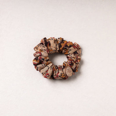  Kalamkari Printed Cotton Elastic Rubber Band/Scrunchie 