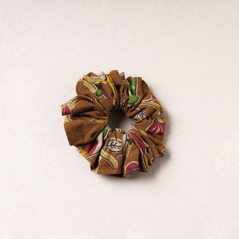  Kalamkari Printed Cotton Elastic Rubber Band/Scrunchie 