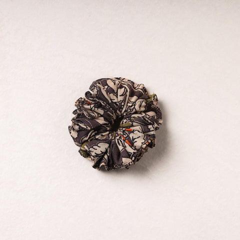  Kalamkari Printed Cotton Elastic Rubber Band/Scrunchie 