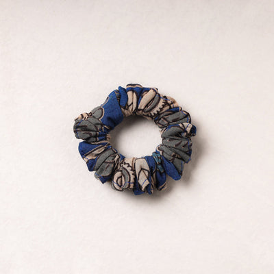  Kalamkari Printed Cotton Elastic Rubber Band/Scrunchie 