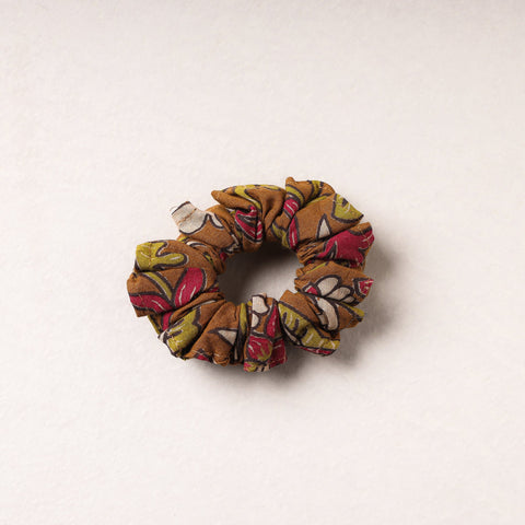  Kalamkari Printed Cotton Elastic Rubber Band/Scrunchie 