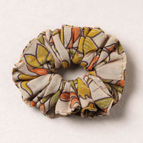  Kalamkari Printed Cotton Elastic Rubber Band/Scrunchie 