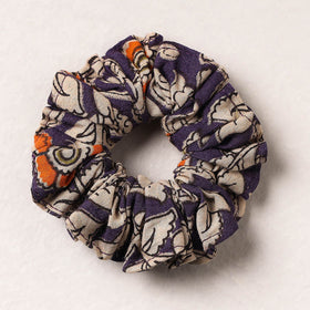  Kalamkari Printed Cotton Elastic Rubber Band/Scrunchie 