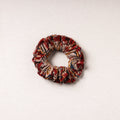  Kalamkari Block Printed Cotton Elastic Rubber Band/Scrunchie 