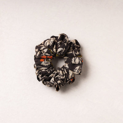  Kalamkari Printed Cotton Elastic Rubber Band/Scrunchie 