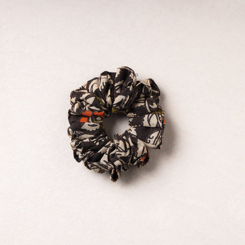  Kalamkari Printed Cotton Elastic Rubber Band/Scrunchie 