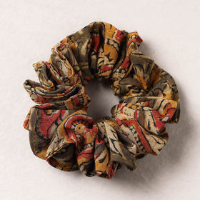   Kalamkari Block Printed Cotton Elastic Rubber Band/Scrunchie 