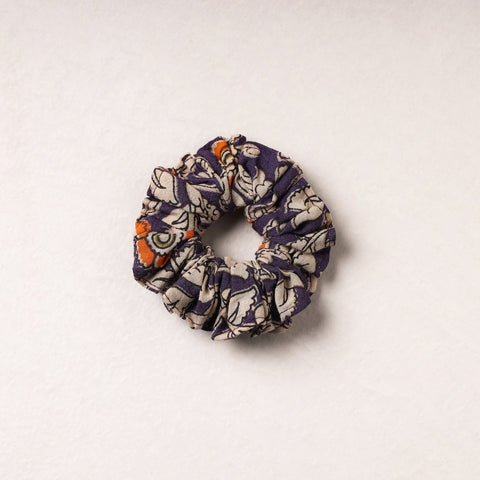  Kalamkari Printed Cotton Elastic Rubber Band/Scrunchie 