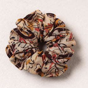   Kalamkari Block Printed Cotton Elastic Rubber Band/Scrunchie 