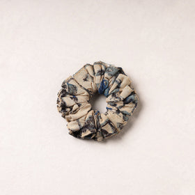  Kalamkari Printed Cotton Elastic Rubber Band/Scrunchie 