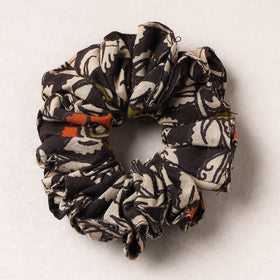  Kalamkari Printed Cotton Elastic Rubber Band/Scrunchie 