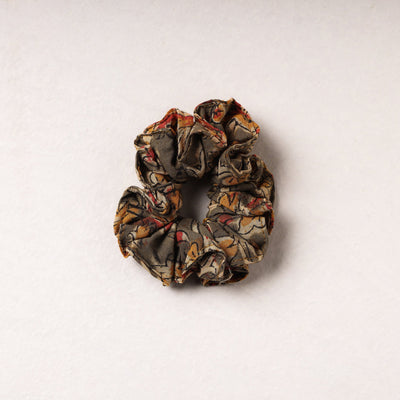   Kalamkari Block Printed Cotton Elastic Rubber Band/Scrunchie 