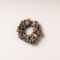   Kalamkari Block Printed Cotton Elastic Rubber Band/Scrunchie 