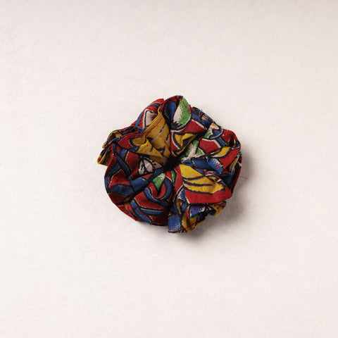  Kalamkari Printed Cotton Elastic Rubber Band/Scrunchie Online at iTokri.com