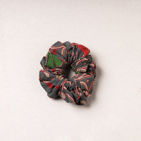  Kalamkari Printed Cotton Elastic Rubber Band/Scrunchie 