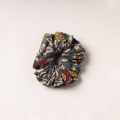  Kalamkari Printed Cotton Elastic Rubber Band/Scrunchie 