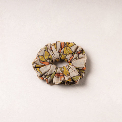  Kalamkari Printed Cotton Elastic Rubber Band/Scrunchie 