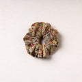   Kalamkari Block Printed Cotton Elastic Rubber Band/Scrunchie 