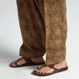Kalamkari printed cotton elasticated salwar 21 - handcrafted