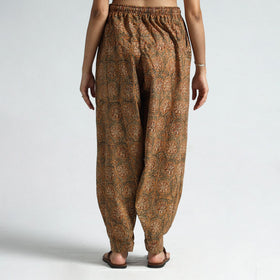 Kalamkari printed cotton elasticated salwar 21 - handcrafted