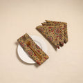 Kalamkari table napkin (set of 4) 14 - handcrafted