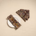 Kalamkari table napkin (set of 4) 15 - handcrafted