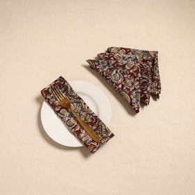 Kalamkari table napkin (set of 4) 16 - handcrafted