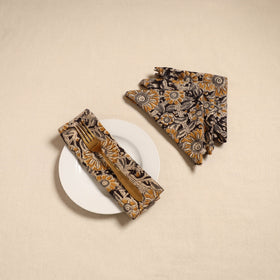 Kalamkari table napkin (set of 4) 17 - handcrafted