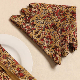 Kalamkari table napkin (set of 4) 21 - handcrafted