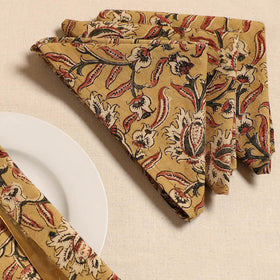 Kalamkari table napkin (set of 4) 27 - handcrafted