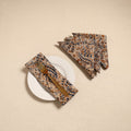 Kalamkari table napkin (set of 4) 28 - handcrafted