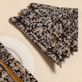 Kalamkari table napkin (set of 4) 29 - handcrafted