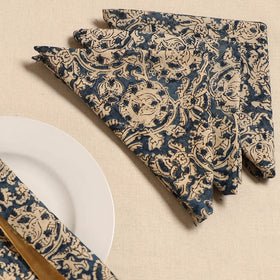 Kalamkari table napkin (set of 4) 30 - handcrafted