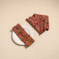 Kalamkari table napkin (set of 4) 31 - handcrafted