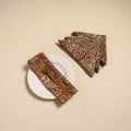 Kalamkari table napkin (set of 4) 32 - handcrafted