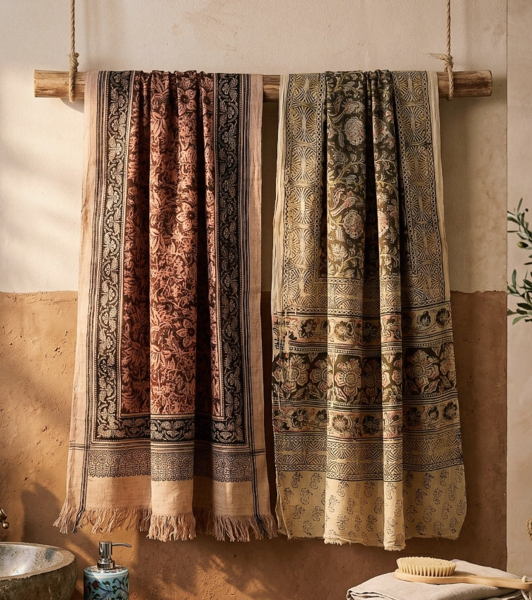 Kalamkari Cotton Towels