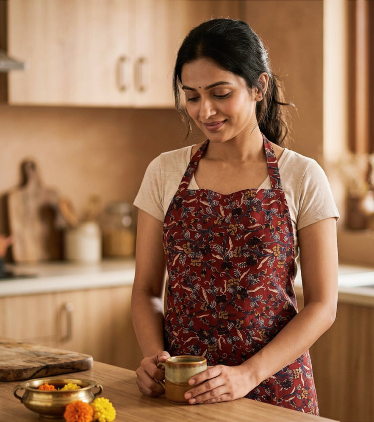 Kalamkari Kitchen Aprons