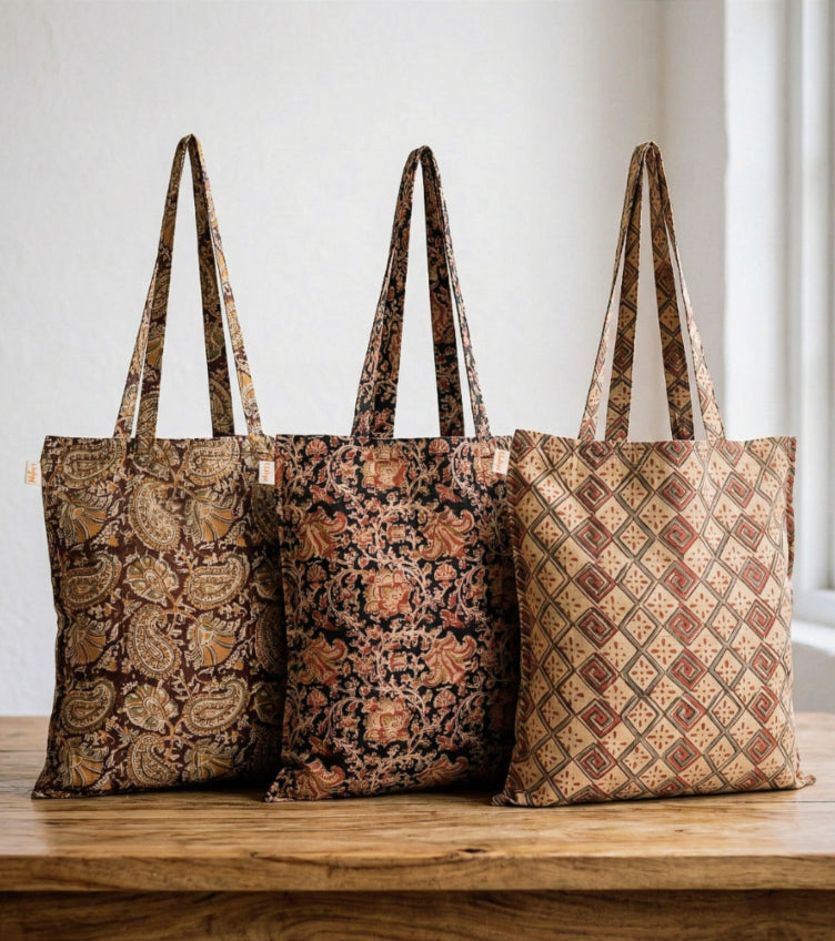 Kalamkari Jhola Bags