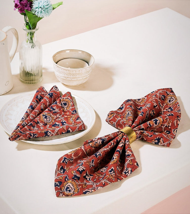 Kalamkari Print Napkins